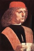 LEONARDO da Vinci Portrat of a musician oil painting